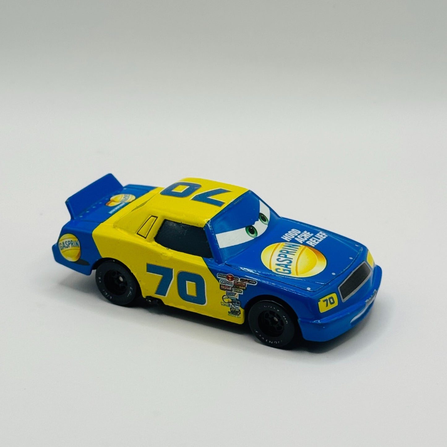 Disney Pixar Cars - GASPRIN FLOYD MULVIHILL *Flat Eyes* 2014 - 1:55 Diecast
