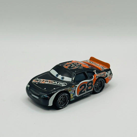 Disney Pixar Cars - NITROADE AIKEN AXLER *Flat Eyes* 2016 - 1:55 Diecast