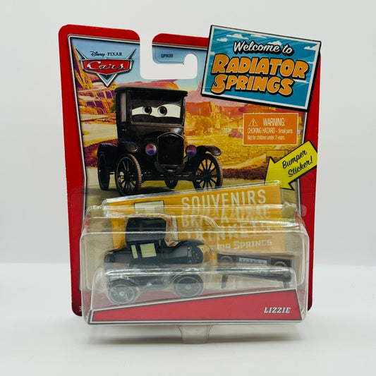 Disney Pixar Cars - WELCOME TO RADIATOR SPRINGS LIZZIE WITH RADIO 1:55 Diecast