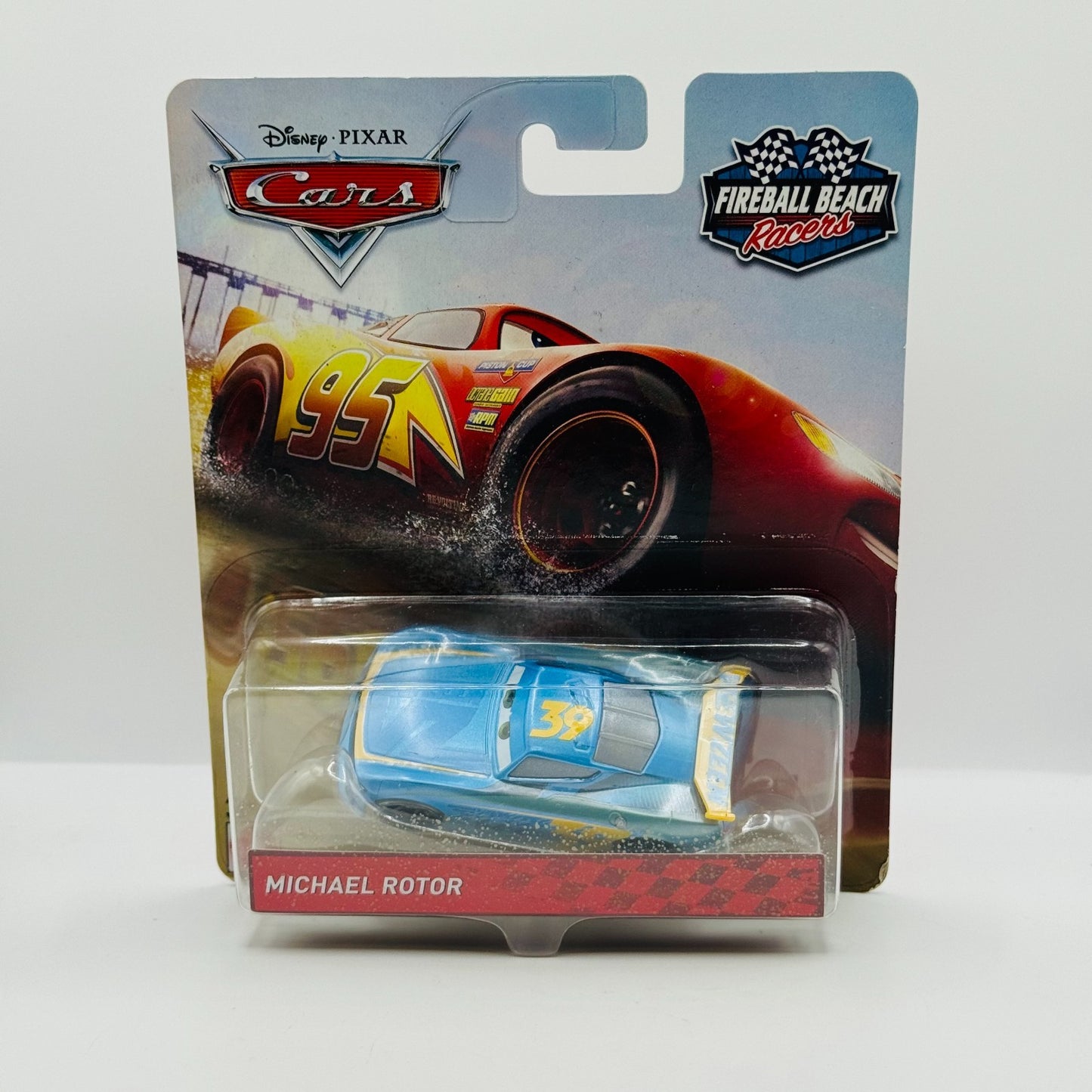 Disney Pixar Cars - FIREBALL BEACH RACERS MICHAEL ROTOR - 1:55 Diecast