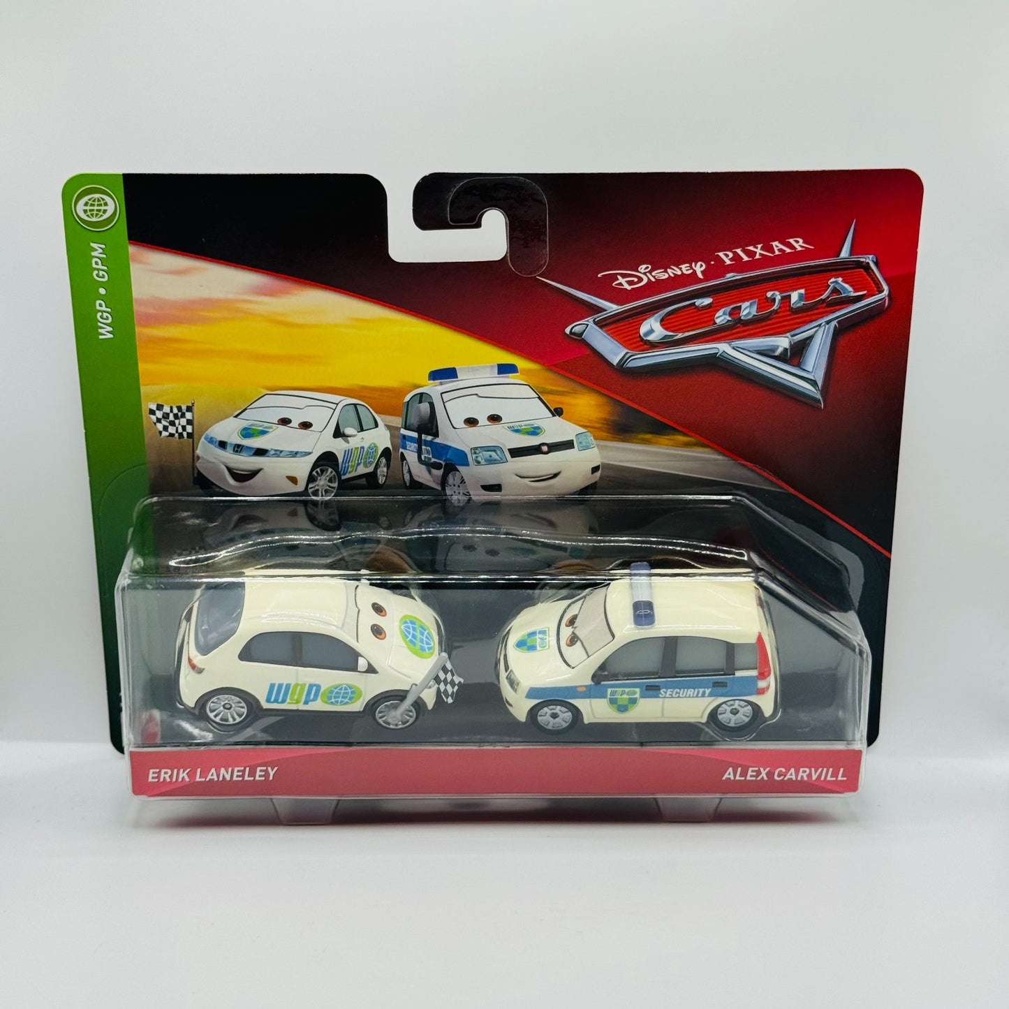 Disney Pixar Cars - ERIK LANELEY (SMALL) & ALEX CARVILL 2018 - 1:55 Diecast
