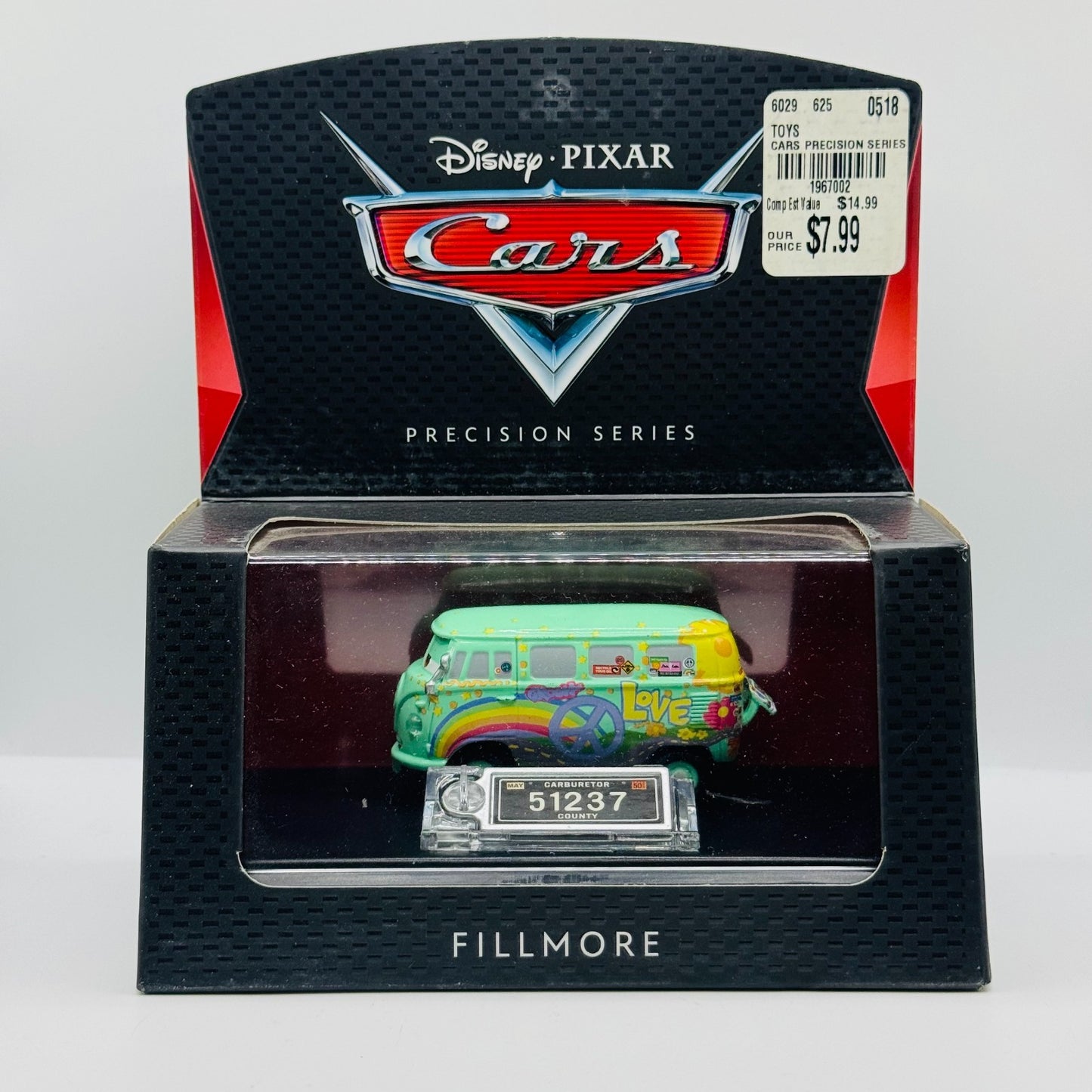 Disney Pixar Cars - PRECISION SERIES FILLMORE OPENING TRUNK - 1:55 Diecast