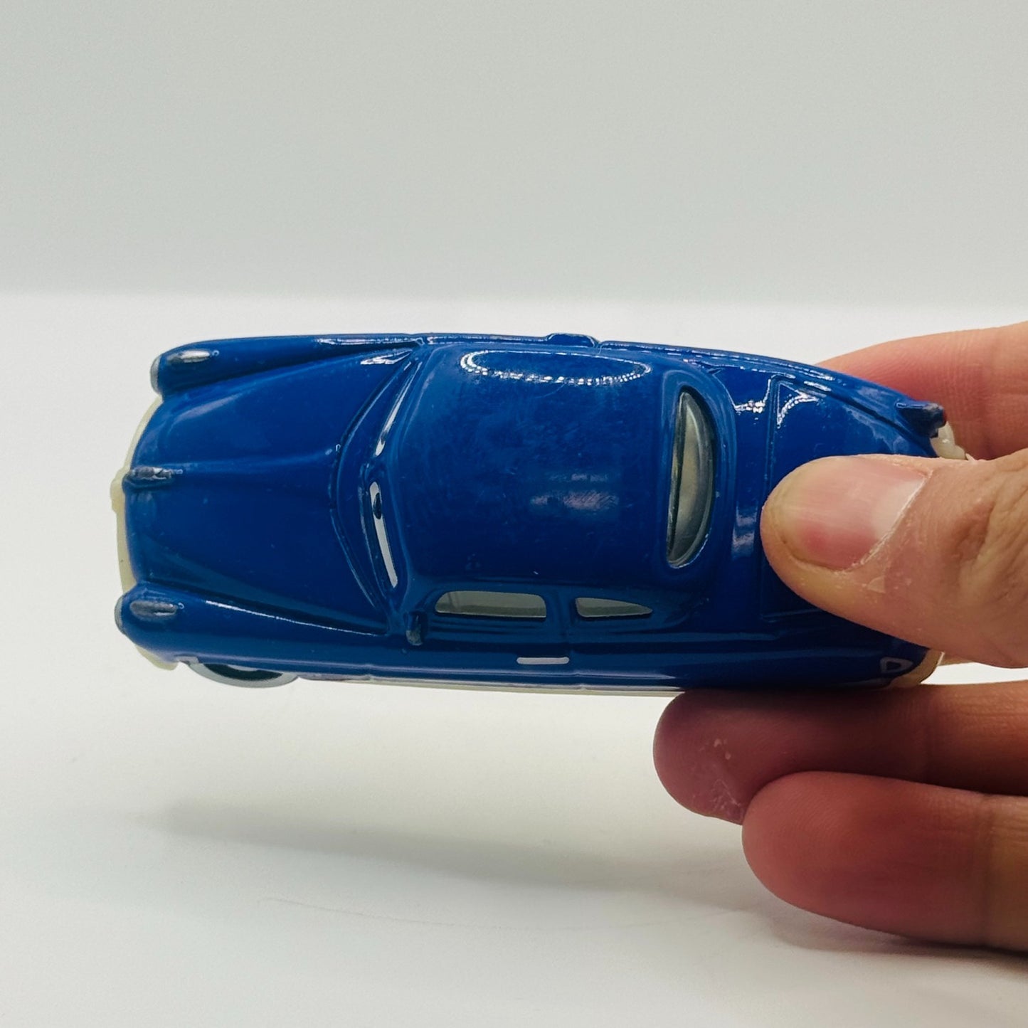 Disney Pixar Cars - DOC HUDSON *UNPAINTED CHASSIS BUMPER* Error - 1:55 Diecast