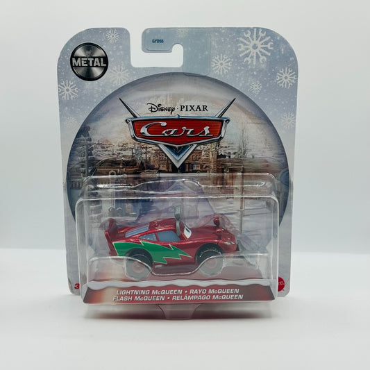 Disney Pixar Cars SNOWPLOW LIGHTNING MCQUEEN Mater Saves Christmas 1:55 Diecast
