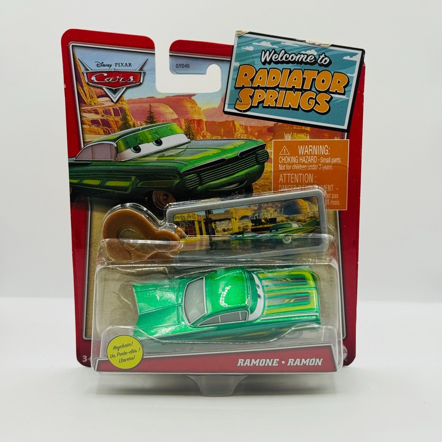 Disney Pixar Cars - WELCOME TO RADIATOR SPRINGS GREEN RAMONE - 1:55 Diecast