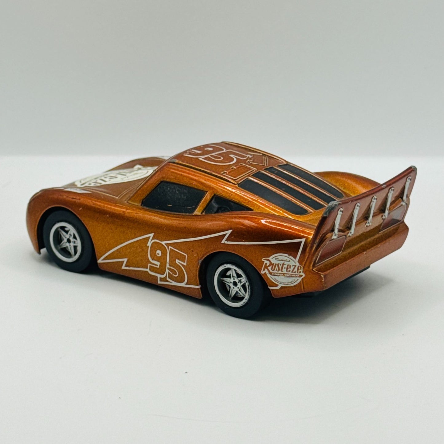 Disney Pixar Cars - FACTORY CUSTOM ORANGE "RED RANSBURG" MCQUEEN - Large Diecast