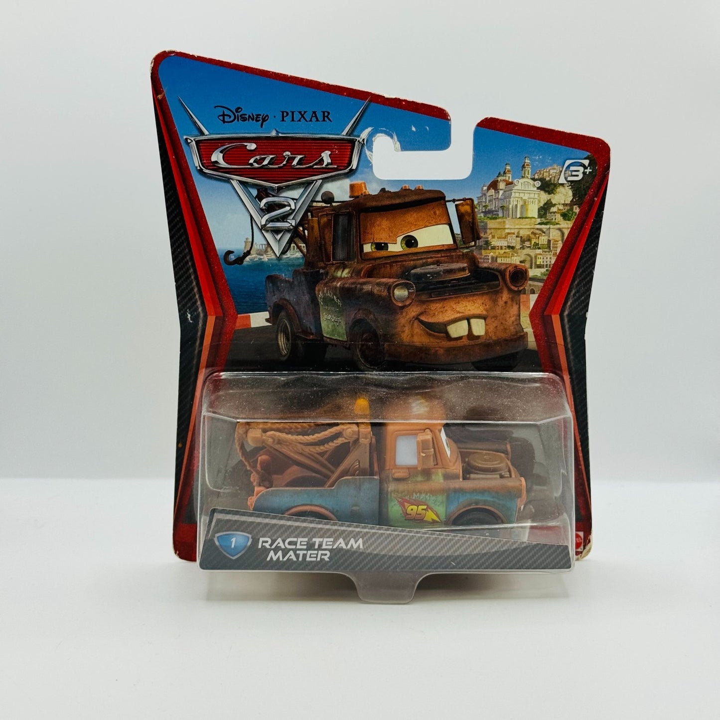 Disney Pixar Cars - RACE TEAM MATER Cars 2 2011 - 1:55 Diecast