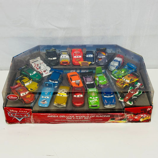 Disney Pixar Cars - MEGA DELUXE WORLD OF RACING SET Disney Store - 1:43 Diecast