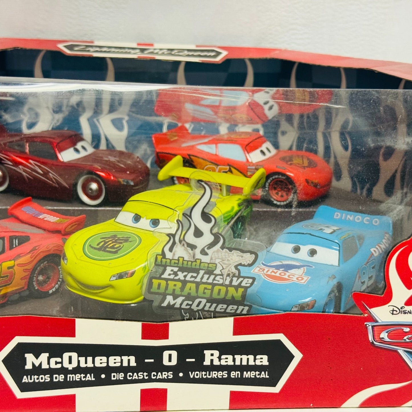 Disney Pixar Cars - MCQUEEN-O-RAMA 5-PACK GREEN TOKYO Disney Store -1:43 Diecast