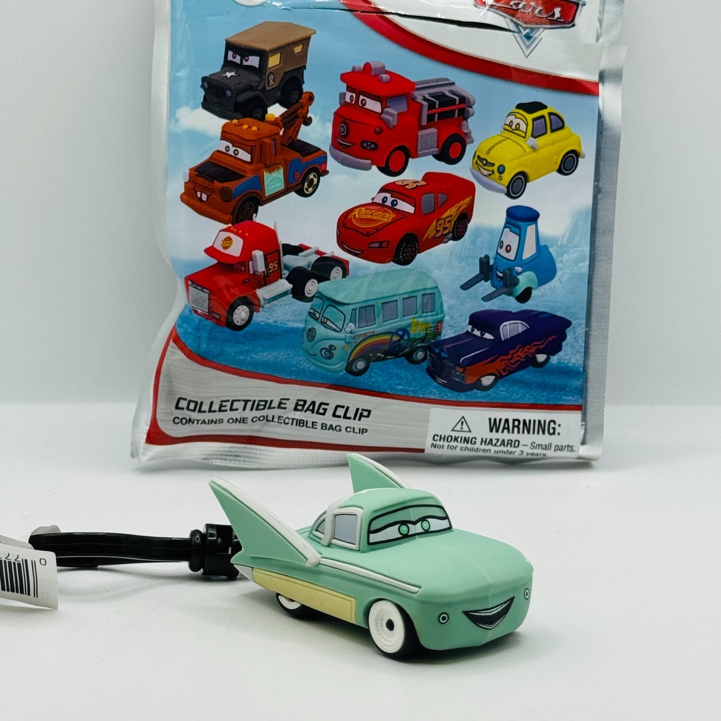 Disney Pixar Cars - FLO *CHASE* VINYL COLLECTIBLE BAG CLIP KEYCHAIN - Series 60