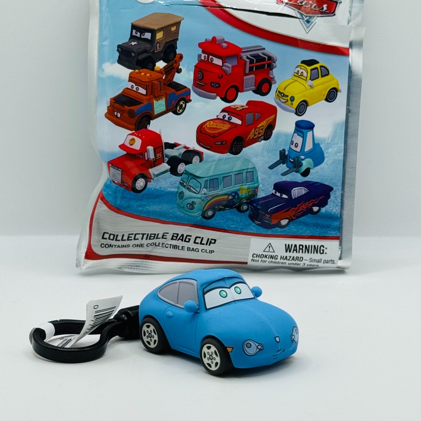 Disney Pixar Cars - SALLY *CHASE* VINYL COLLECTIBLE BAG CLIP KEYCHAIN -Series 60