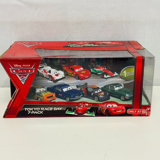 Disney Pixar Cars - TOKYO RACE DAY 7-PACK David Hobbscap WO Headset 1:55 Diecast