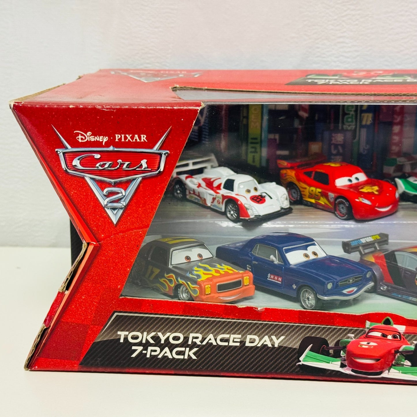 Disney Pixar Cars - TOKYO RACE DAY 7-PACK David Hobbscap WO Headset 1:55 Diecast