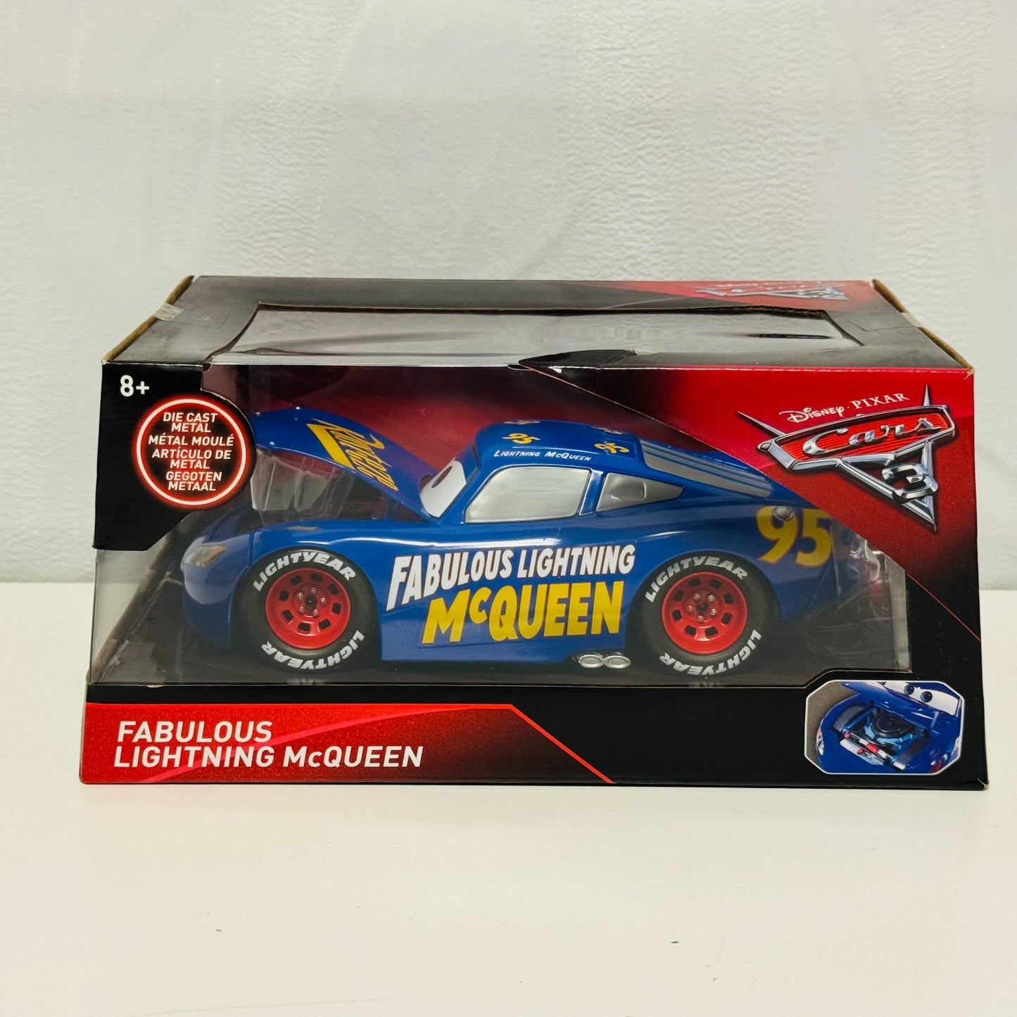 Disney Pixar Cars - JADA FABULOUS LIGHTNING MCQUEEN - 1:24 Diecast