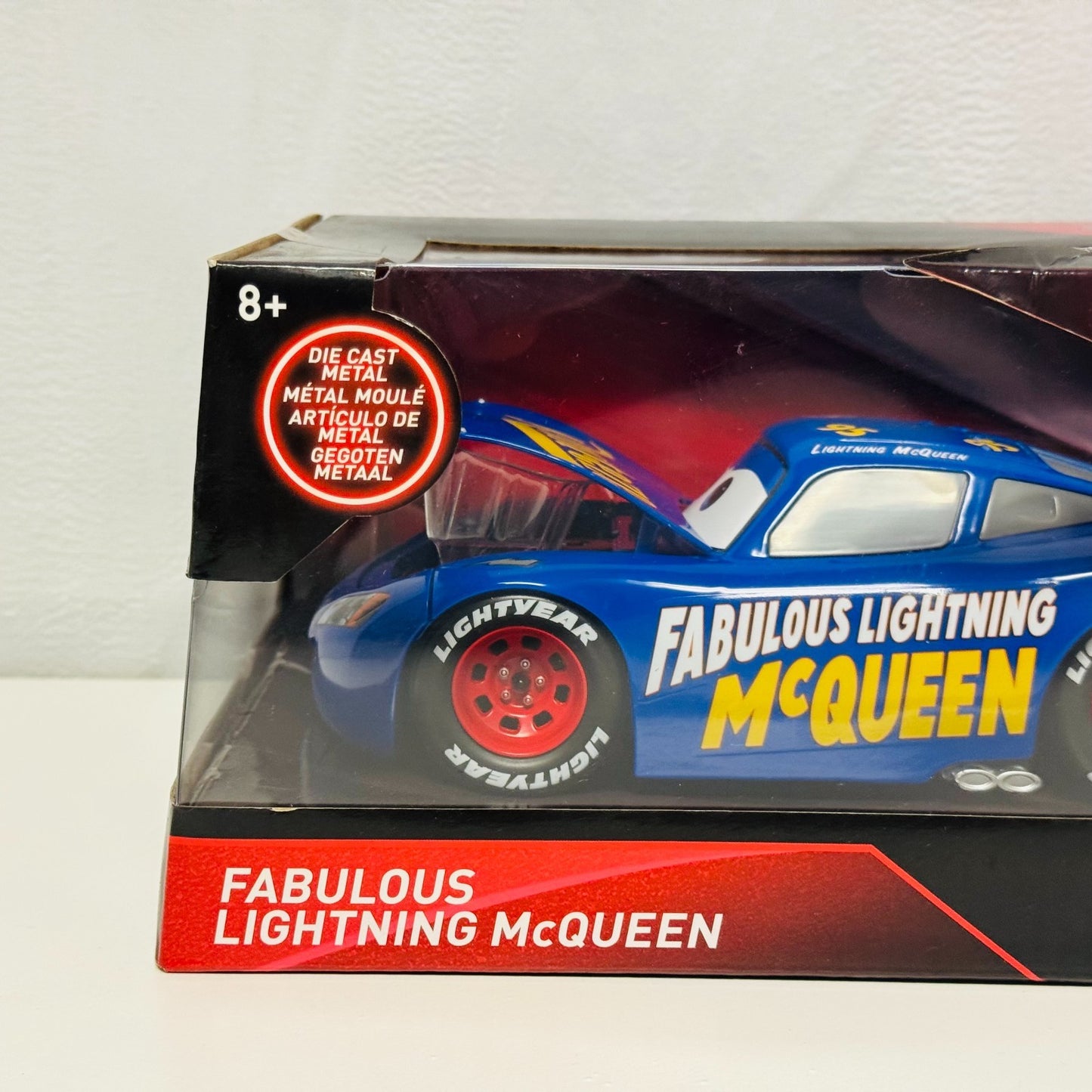 Disney Pixar Cars - JADA FABULOUS LIGHTNING MCQUEEN - 1:24 Diecast