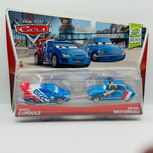 Disney Pixar Cars - RAOUL CAROULE & BRUNO MOTOREAU CREW CHIEF 2013- 1:55 Diecast