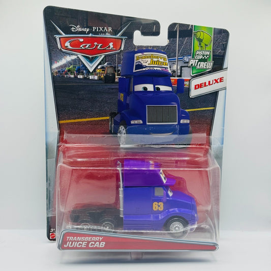 Disney Pixar Cars TRANSBERRY JUICE CAB CB Piston Cup Pit Crew 2017 1:55 Diecast