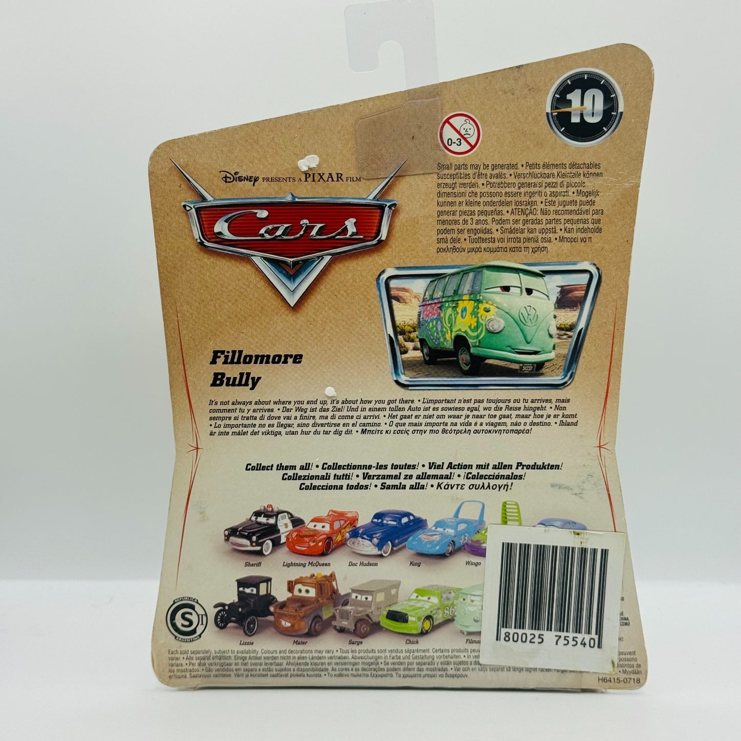 Disney Pixar Cars - FILLMORE Desert Series 2006 INTERNATIONAL - 1:55 Diecast