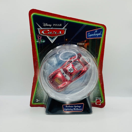 Disney Pixar Cars - RADIATOR SPRINGS MCQUEEN Christmas Supercharged 1:55 Diecast