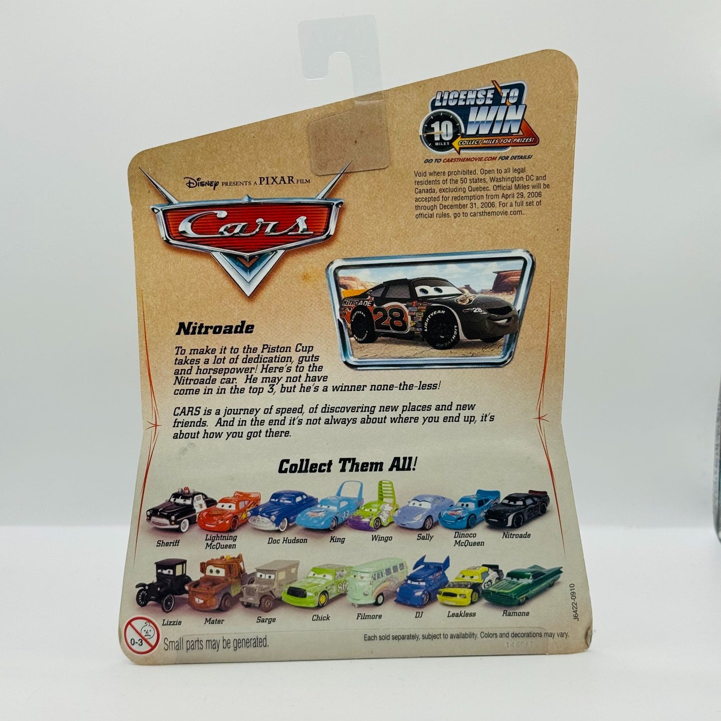 Disney Pixar Cars - NITROADE *VERY RARE VARIANT* Desert Series 2006 1:55 Diecast