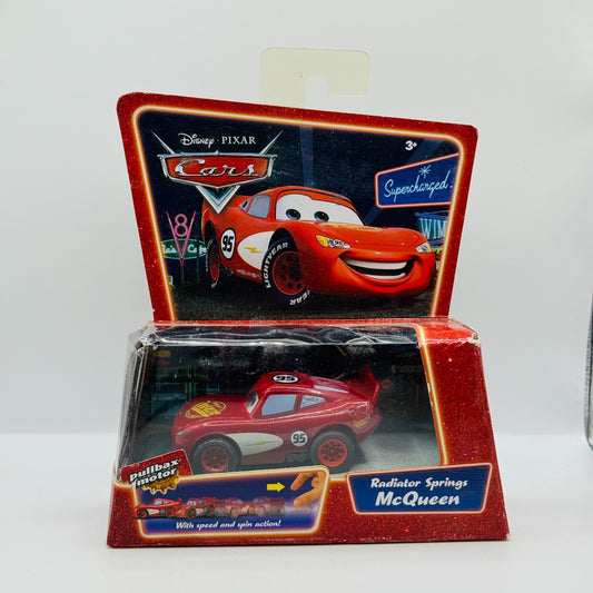 Disney Pixar Cars - PULL BACK PULLBAX RADIATOR SPRINGS MCQUEEN 2007 Supercharged