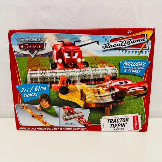 Disney Pixar Cars - TRACTOR TIPPIN' TRACK SET WITH FRANK 2009 - 1:55 Scale