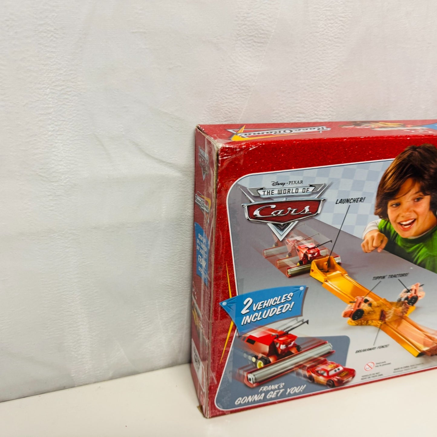 Disney Pixar Cars - TRACTOR TIPPIN' TRACK SET WITH FRANK 2009 - 1:55 Scale