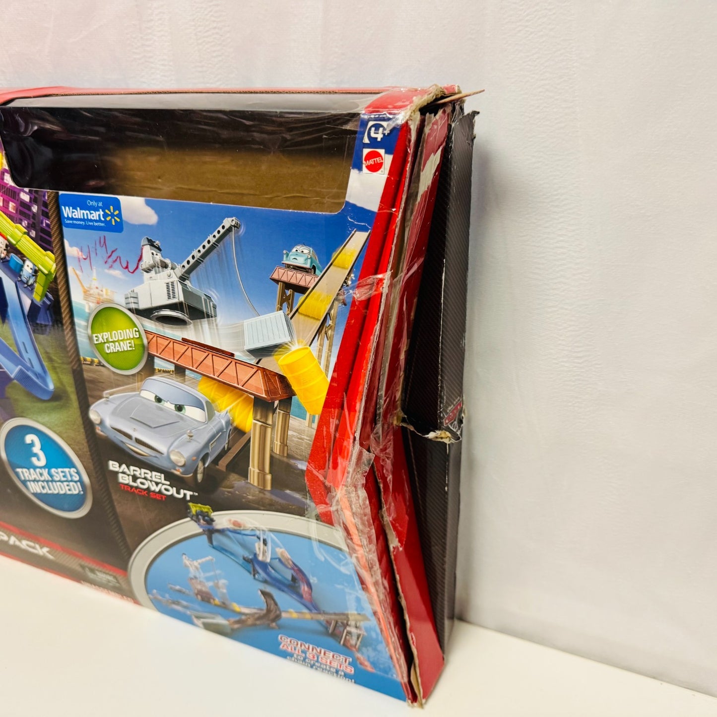 Disney Pixar Cars - MEGA TRACK VALUE PACK TOKYO SPINOUT *Incomplete* -1:55 Scale