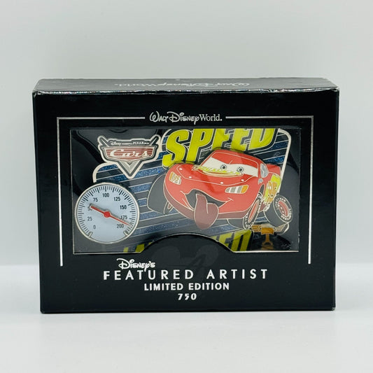 Disney Featured Artist - PIXAR CARS LIGHTNING MCQUEEN I AM SPEED JUMBO PIN 1/750