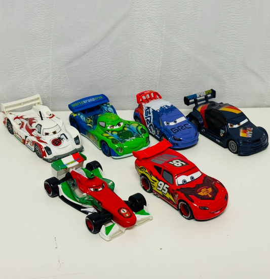 Disney Pixar Cars - LIGHT-UP NEON RACERS *Untested* Disney Store - 1:43 Diecast