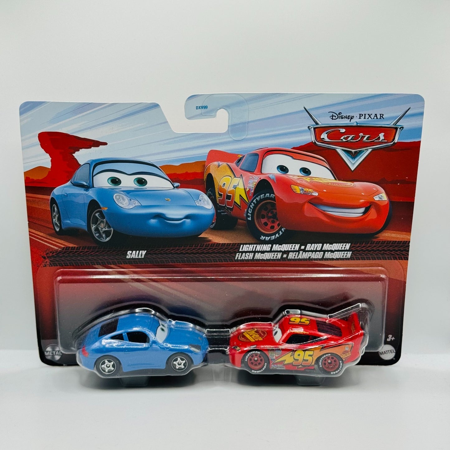 Disney Pixar Cars - SALLY & CARS 1 LIGHTNING MCQUEEN 2024 - 1:55 Diecast