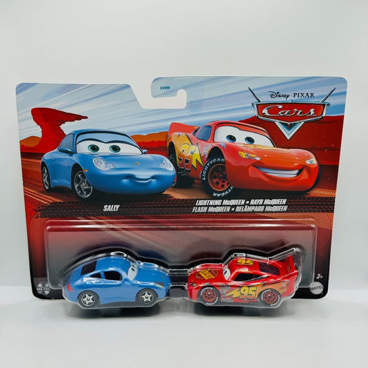 Disney Pixar Cars - SALLY & CARS 1 LIGHTNING MCQUEEN 2024 - 1:55 Diecast