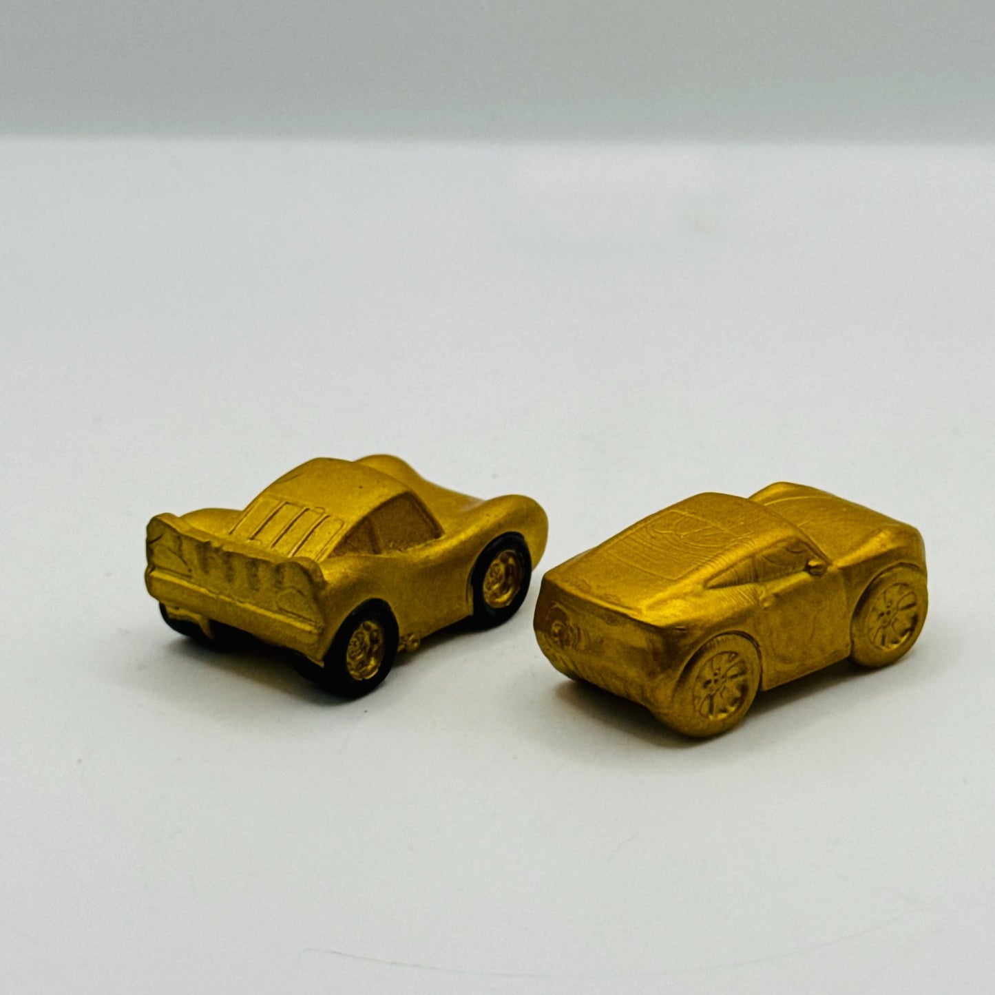 Disney Pixar Cars - OOSHIES PENCIL TOPPERS GOLD MCQUEEN & CRUZ RAMIREZ *RARE*