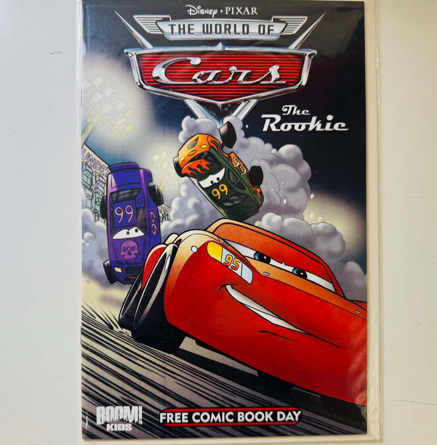 Disney Pixar Cars - THE ROOKIE COMIC BOOK #2 Boom! - Kids Comics 2009