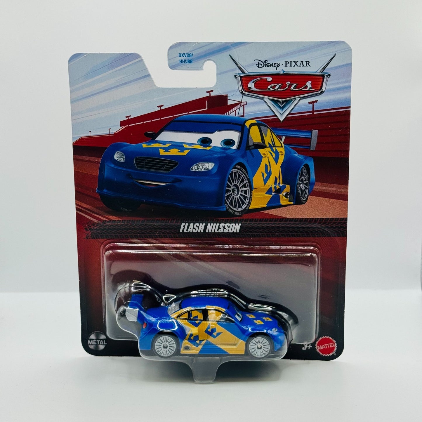 Disney Pixar Cars - FLASH NILSSON SWEDISH RACER WGP Cars 2 - 1:55 Diecast