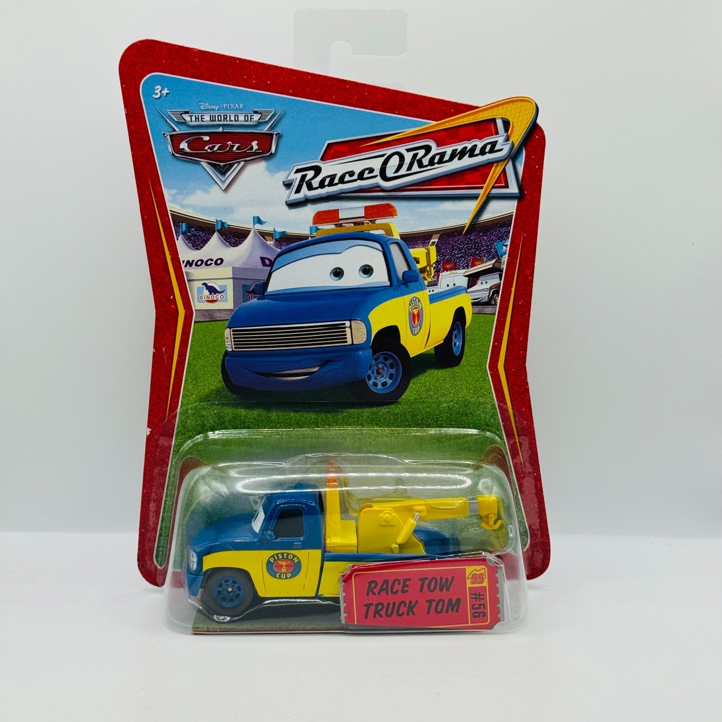 Disney Pixar Cars - RACE OFFICIAL TOW TUCK TOM Race O Rama 2009 - 1:55 Diecast