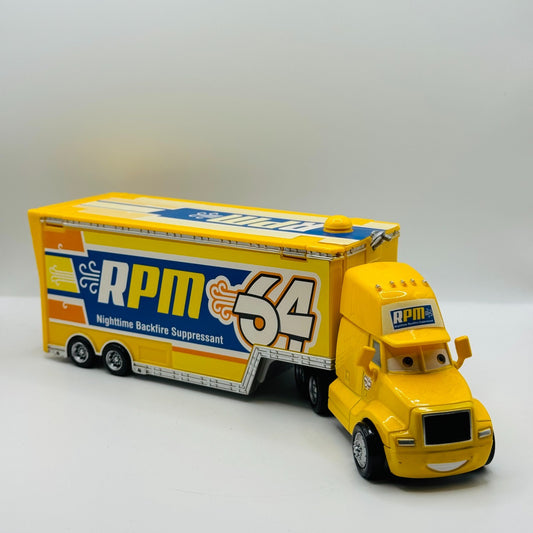 Disney Pixar Cars - RPM HAULER 2009 *Slight Discoloration* - 1:55 Diecast