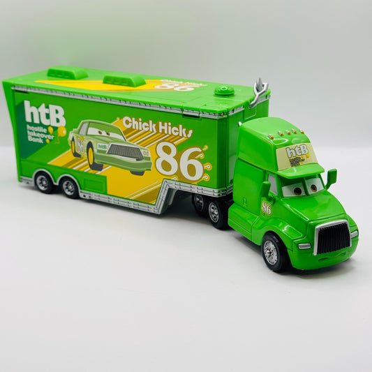 Disney Pixar Cars - HTB CHICK HICKS HAULER 2009 - 1:55 Diecast