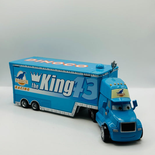 Disney Pixar Cars - DINOCO THE KING GRAY HAULER 2009 *See Pics* - 1:55 Diecast