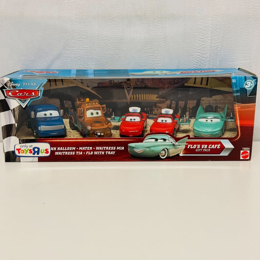 Disney Pixar Cars - FLO'S V8 CAFE GIFT PACK HANK HALLSUM MIA TIA - 1:55 Diecast