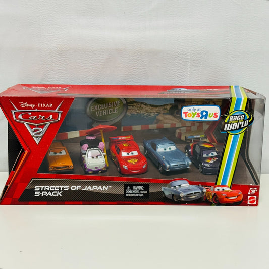 Disney Pixar Cars - STREETS OF JAPAN 5-PACK TAMIKO Cars 2 2011 - 1:55 Diecast