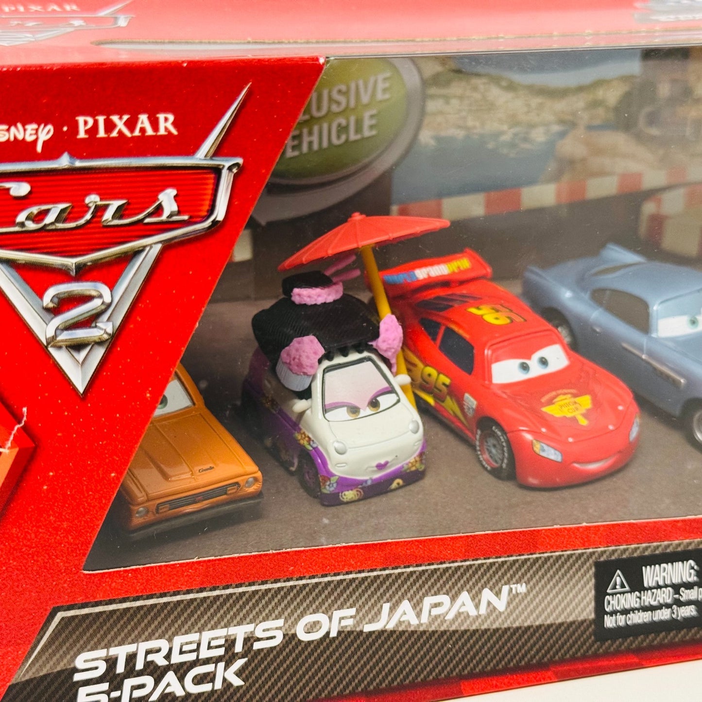 Disney Pixar Cars - STREETS OF JAPAN 5-PACK TAMIKO Cars 2 2011 - 1:55 Diecast