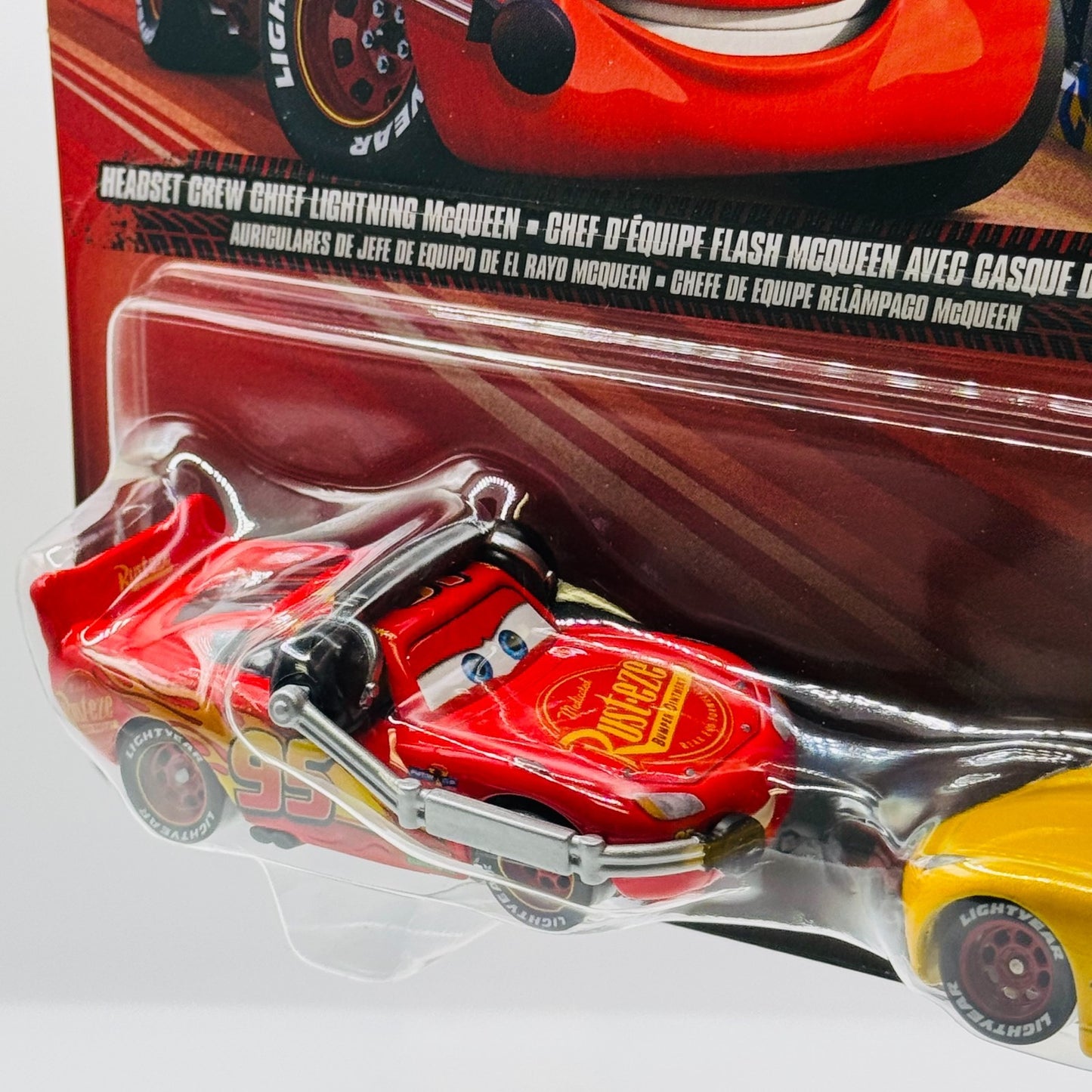 Disney Pixar Cars - HEADSET CREW CHIEF LIGHTNING MCQUEEN & CRUZ - 1:55 Diecast
