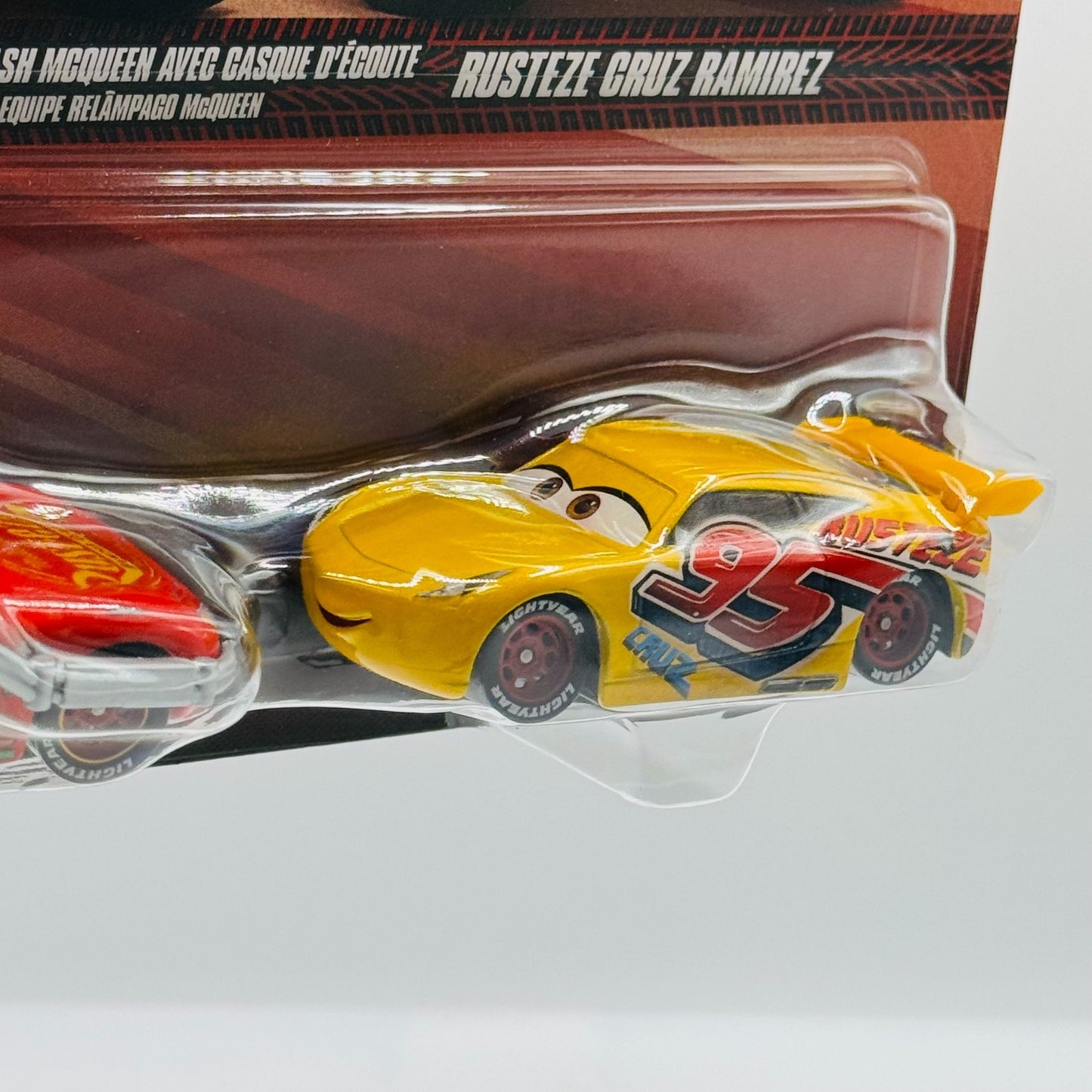 Disney Pixar Cars - HEADSET CREW CHIEF LIGHTNING MCQUEEN & CRUZ - 1:55 Diecast