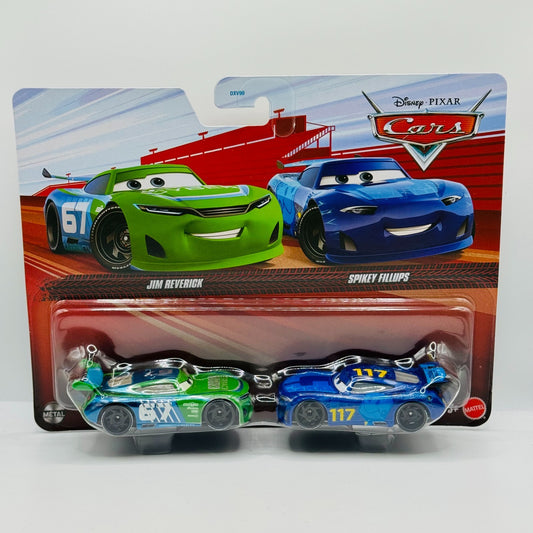Disney Pixar Cars - JIM REVERICK CARBON CYBER & SPIKEY FILLUPS 2026 1:55 Diecast