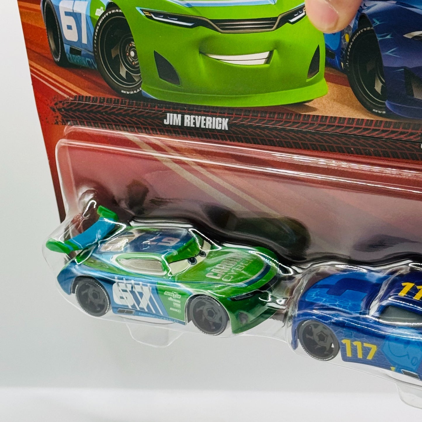 Disney Pixar Cars - JIM REVERICK CARBON CYBER & SPIKEY FILLUPS 2026 1:55 Diecast
