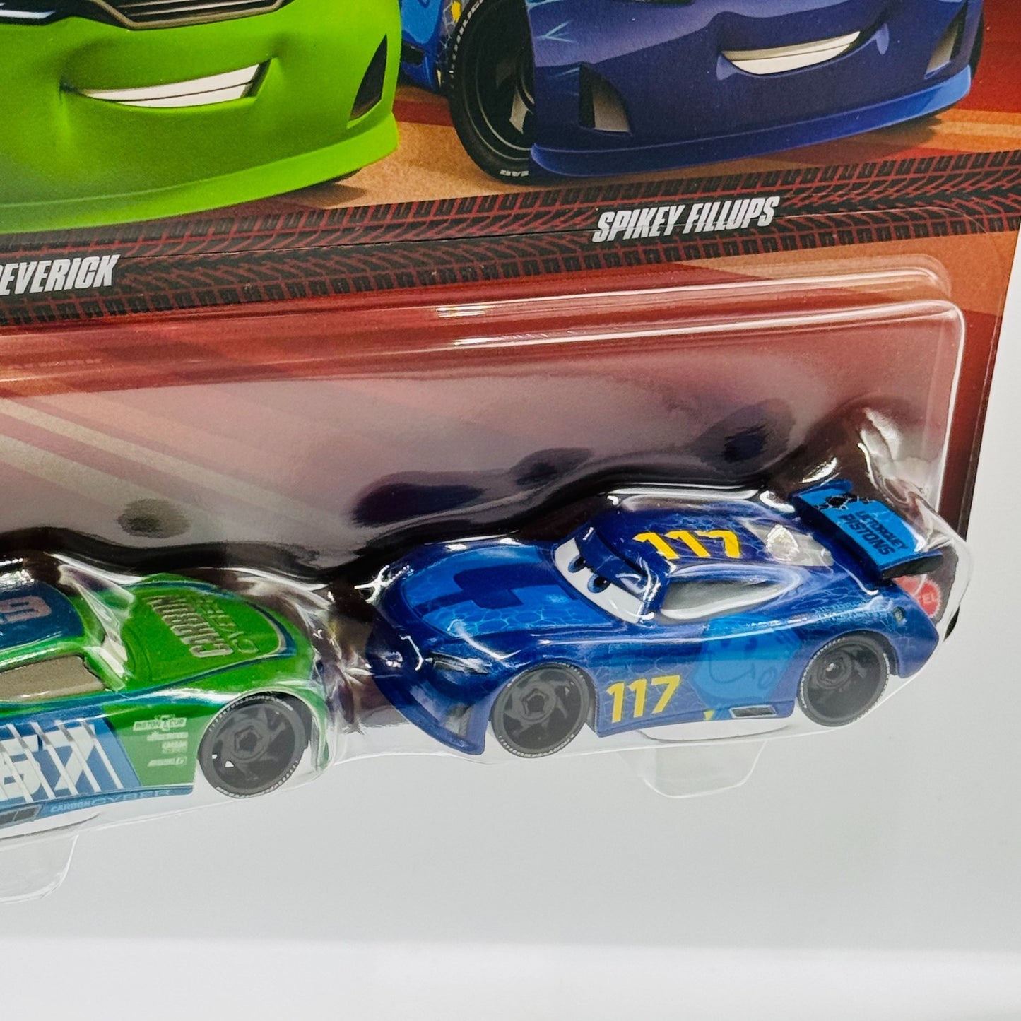 Disney Pixar Cars - JIM REVERICK CARBON CYBER & SPIKEY FILLUPS 2026 1:55 Diecast