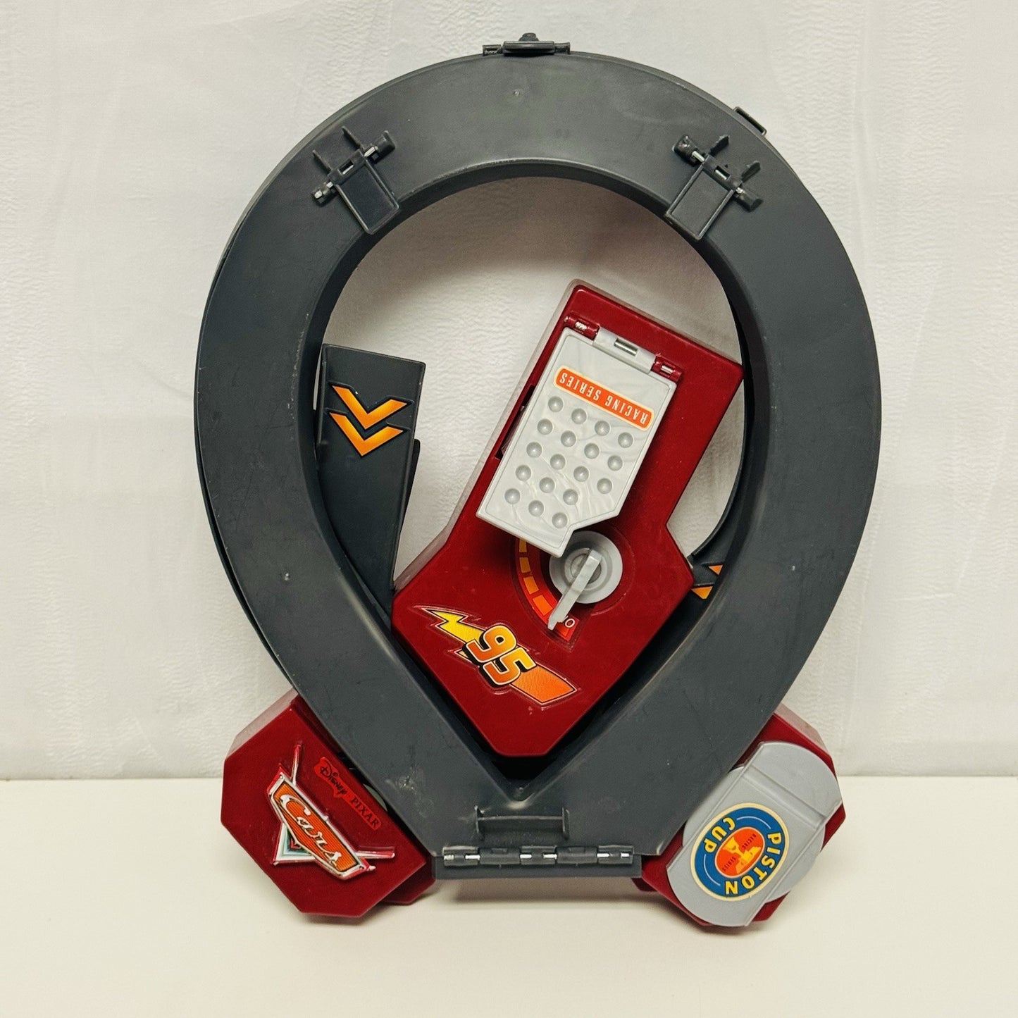 Disney Pixar Cars - PISTON CUP LIGHTNING FAST SPEEDWAY *WORKING* - 1:55 Scale