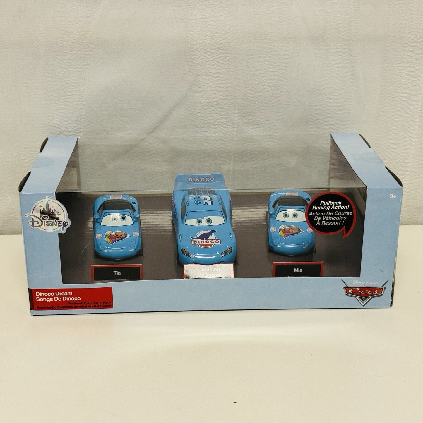 Disney Pixar Cars - DINOCO DREAM MCQUEEN MIA & TIA Disney Store - 1:43 Diecast