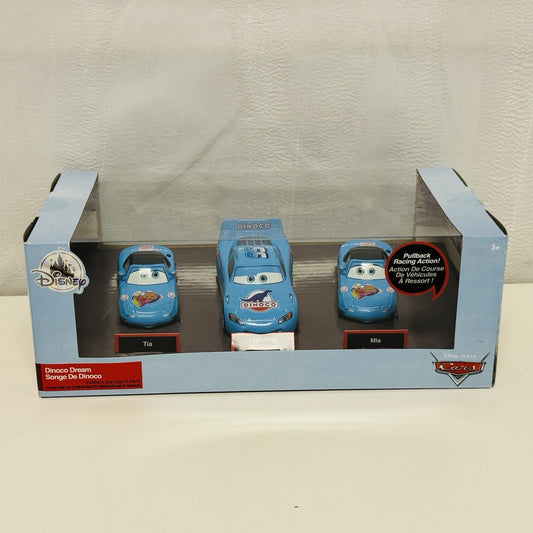 Disney Pixar Cars - DINOCO DREAM MCQUEEN MIA & TIA Disney Store - 1:43 Diecast
